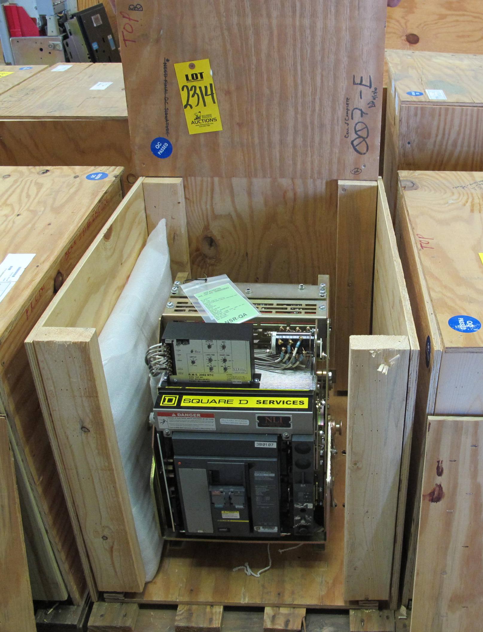 BREAKER, CIRCUIT, 600 FRAME AMP RATING, MASTERPACT NT 08N1 KIND, 3 POLE, 480 VOLT RATING SQUARE D DIRECT REPLACEMENT FOR NSR-EQ ABB K-600S ENVIRONMENTALLY QUALIFIED (EQ) FOR PENETRATION AREA (REFER TO EQDP M-85123) INCLUDES ONE NEW 18" DOOR, MOUNTS USING EXISTING HINGES > CONTINUOUS CURRENT: 600A > INTERRUPTING RATING: 30KA @ 535 VAC > 125VDC OPERATED > RMS 2002 NTC SOLID STATE, PART # NLI-NT08N1-LISB8-EODC-NSR-EQ-001 (W-44) LOADING & HANDLING FEE $15-